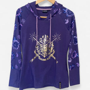 Harry Potter Hogwarts purple hoodie